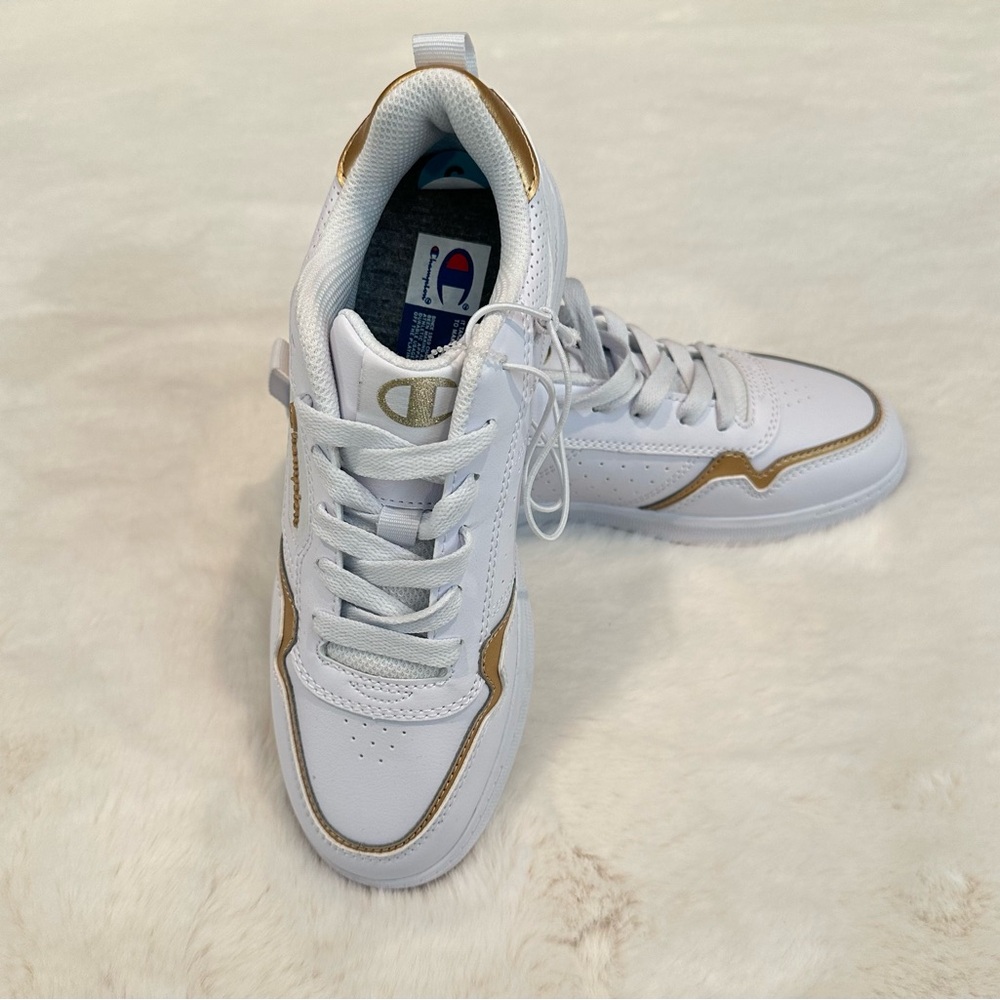 Champion Lore Kids Casual Sneakers White/Rose Gold Size 6 - Picture 10 of 10